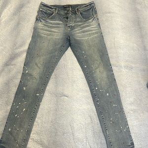 Purple Brand Jeans Paint Splatter size 33
